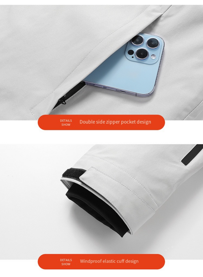 Load image into Gallery viewer, LITEGUEST Waterproof Heated Jacket 5-Zone USB-Powered for Outdoor
