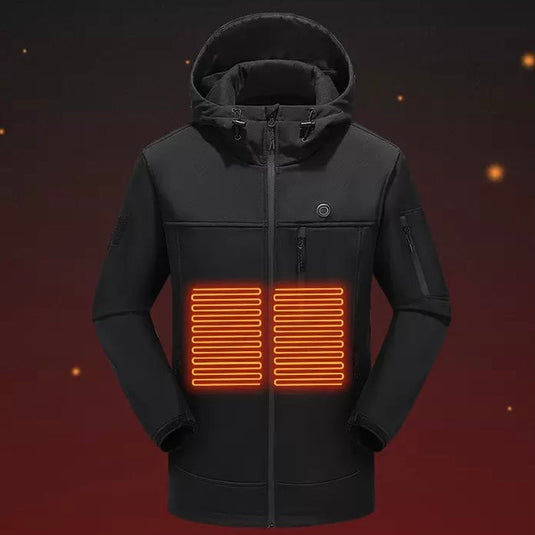 LITEGUEST Softshell 10-Zone Heated Jacket Waterproof for Winter
