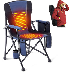 LITEGUEST Heated Folding Chair Portable Warmth Gear for  Outdoor
