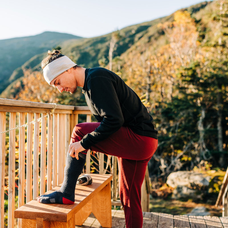 Load image into Gallery viewer, Lightweight - Over the Calf Wool Socks Mountain Heritage
