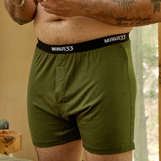 Microweight - Men's Wool Boxer Shorts Woolverino
