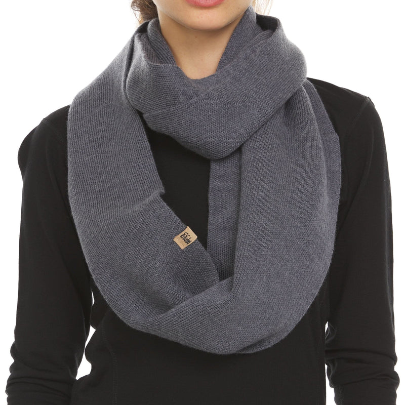 Load image into Gallery viewer, Midweight - Everyday Knit Infinity Loop Scarf 100% Merino Wool
