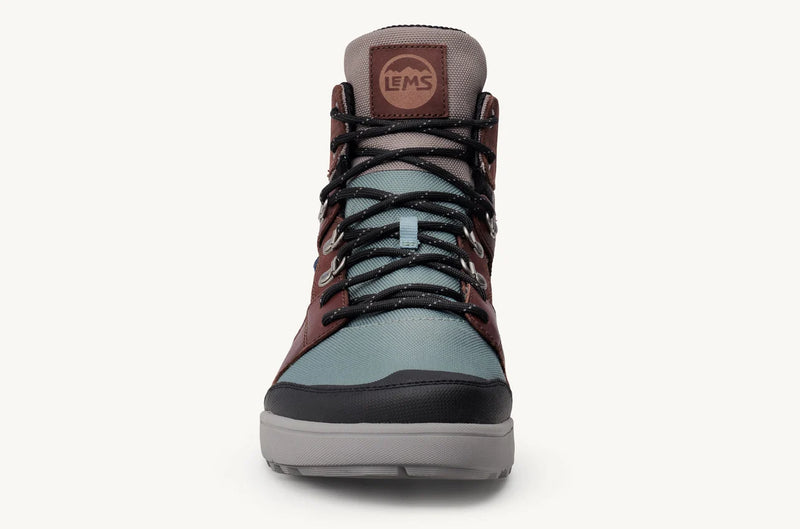 Load image into Gallery viewer, Hiking boot with a visible brand logo on a white background
