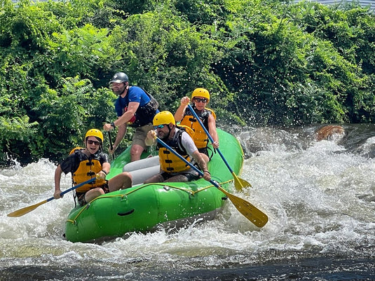 Rafting with Outdoor New England on the Winnipesaukee River.