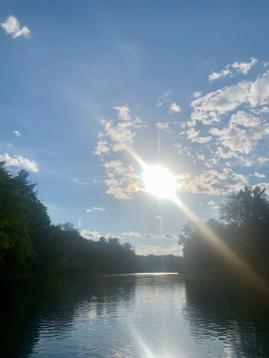 kayaking at our own pace in central New Hampshire