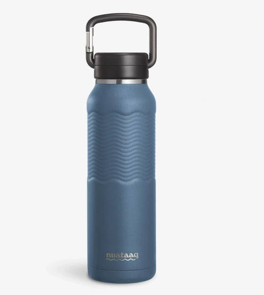 Nuataaq Carabiner water bottle with clip cap