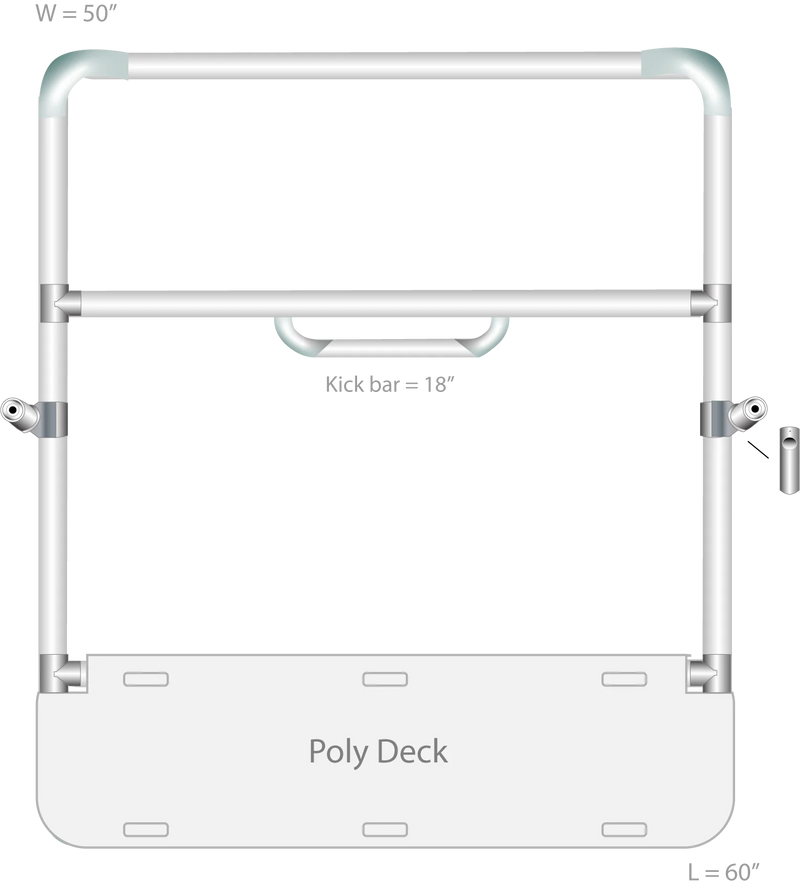 Load image into Gallery viewer, RMR 3-Bay Frame with Poly Deck for Storm

