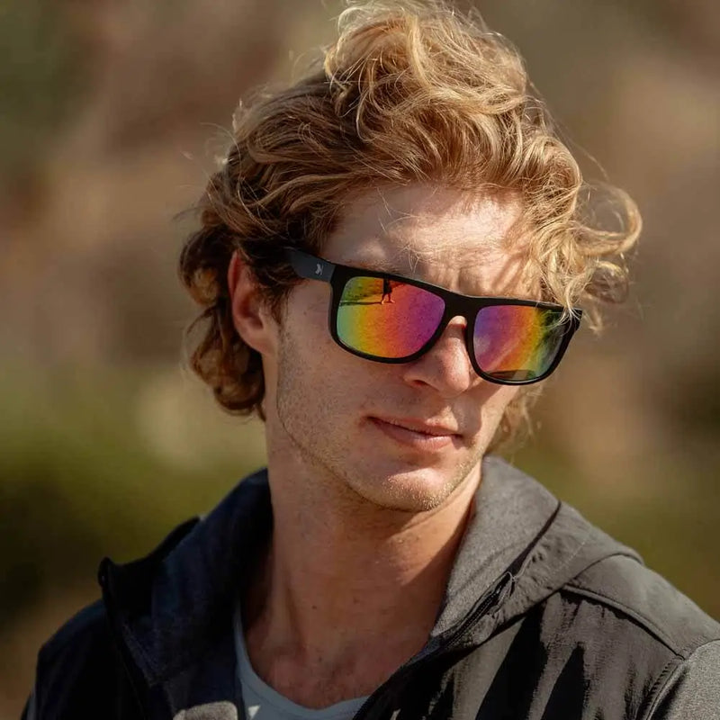 Load image into Gallery viewer, Rainbow on Black Torrey Pines Sport
