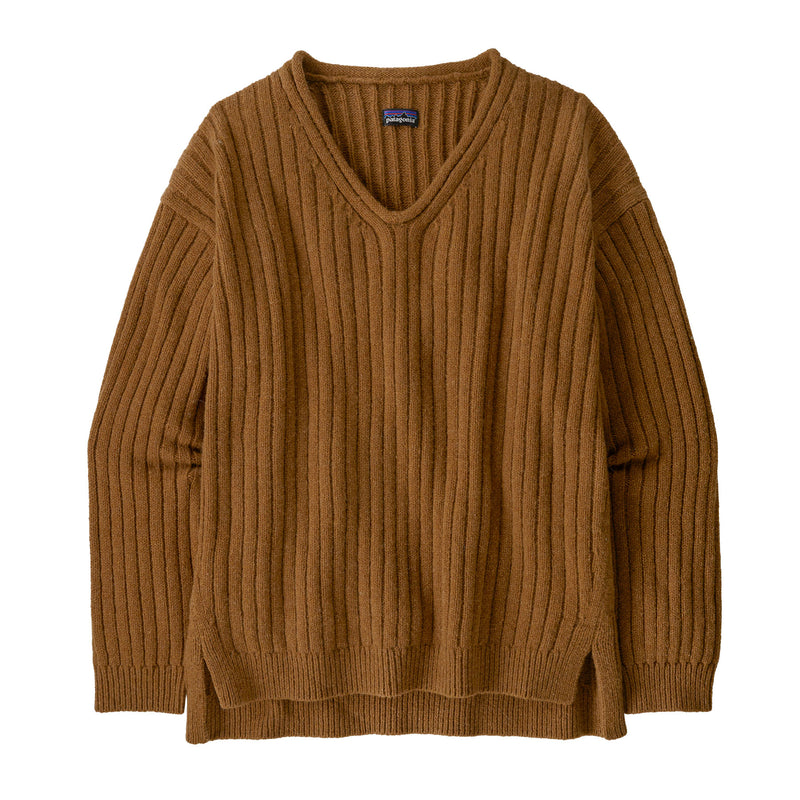 Load image into Gallery viewer, Women's Recycled Wool-Blend V-Neck Sweater
