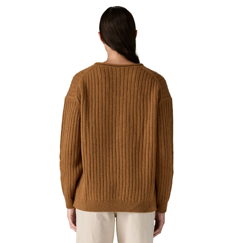 Load image into Gallery viewer, Women's Recycled Wool-Blend V-Neck Sweater
