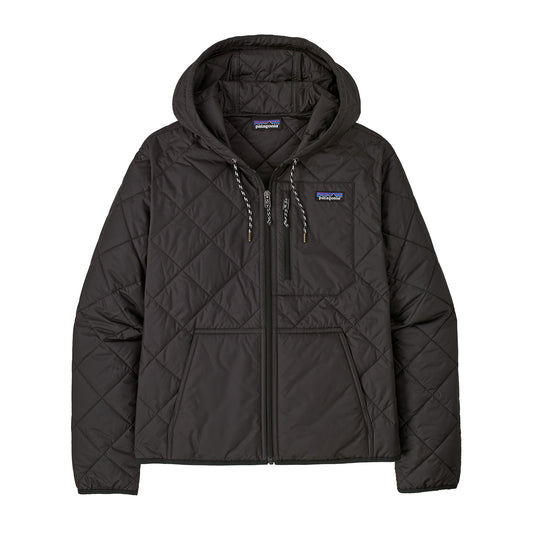 Women's Diamond Quilted Bomber Hoody