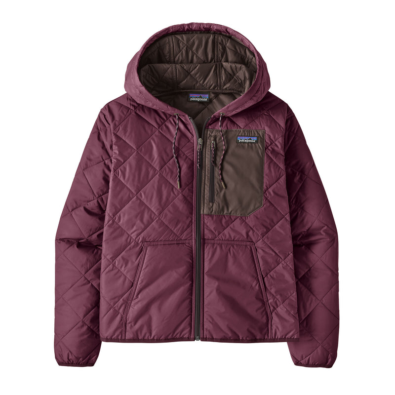Load image into Gallery viewer, Women's Diamond Quilted Bomber Hoody
