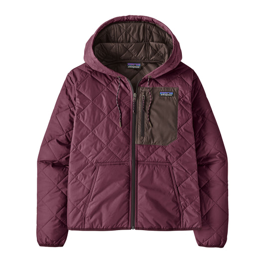 Women's Diamond Quilted Bomber Hoody