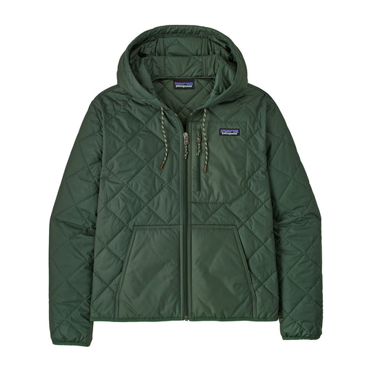 Women's Diamond Quilted Bomber Hoody