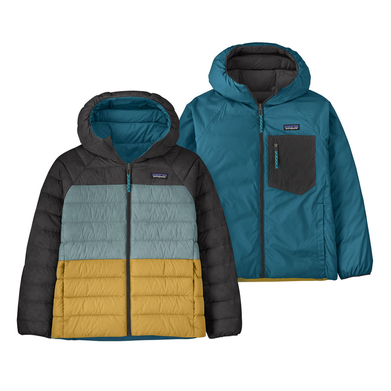 Load image into Gallery viewer, Kid's Reversible Down Sweater Hoody

