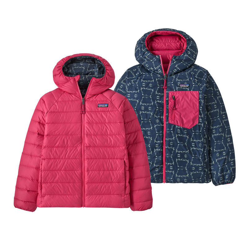 Load image into Gallery viewer, Kid's Reversible Down Sweater Hoody
