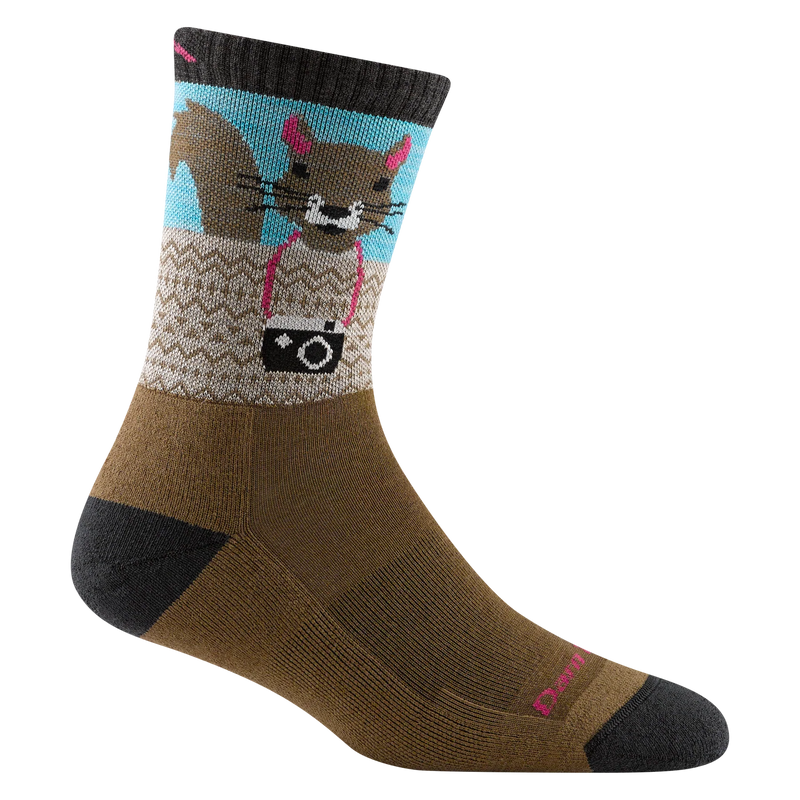 Load image into Gallery viewer, Women&#39;s Critter Club Micro Crew Lightweight Hiking Sock
