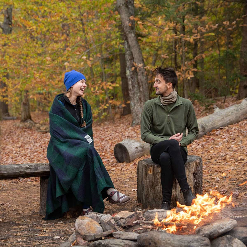 Load image into Gallery viewer, M33 - Camp Throw Blanket White Mountain Woolen
