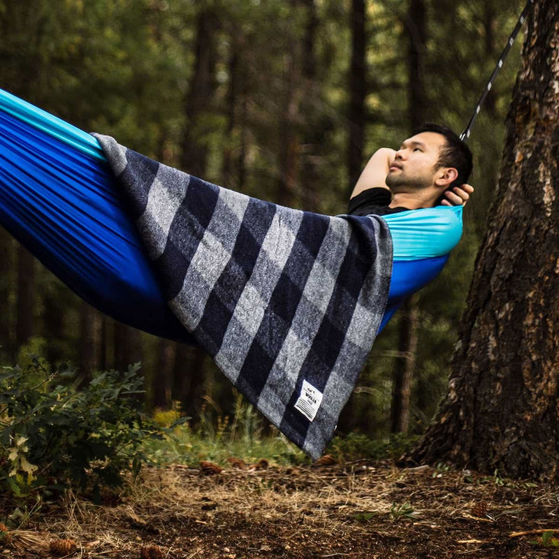 Load image into Gallery viewer, M33 - Camp Throw Blanket White Mountain Woolen
