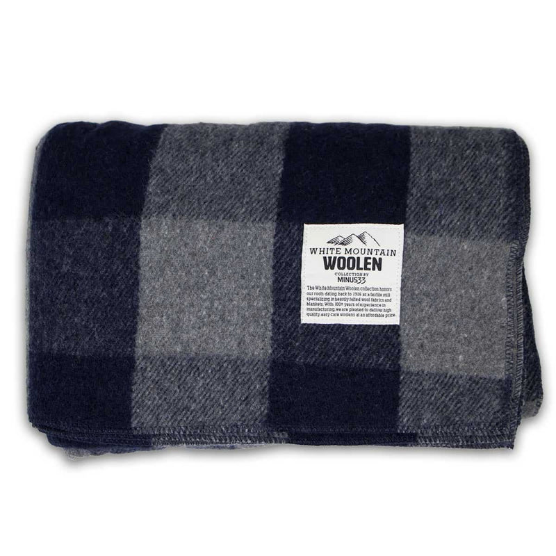 Load image into Gallery viewer, M33 - Camp Throw Blanket White Mountain Woolen
