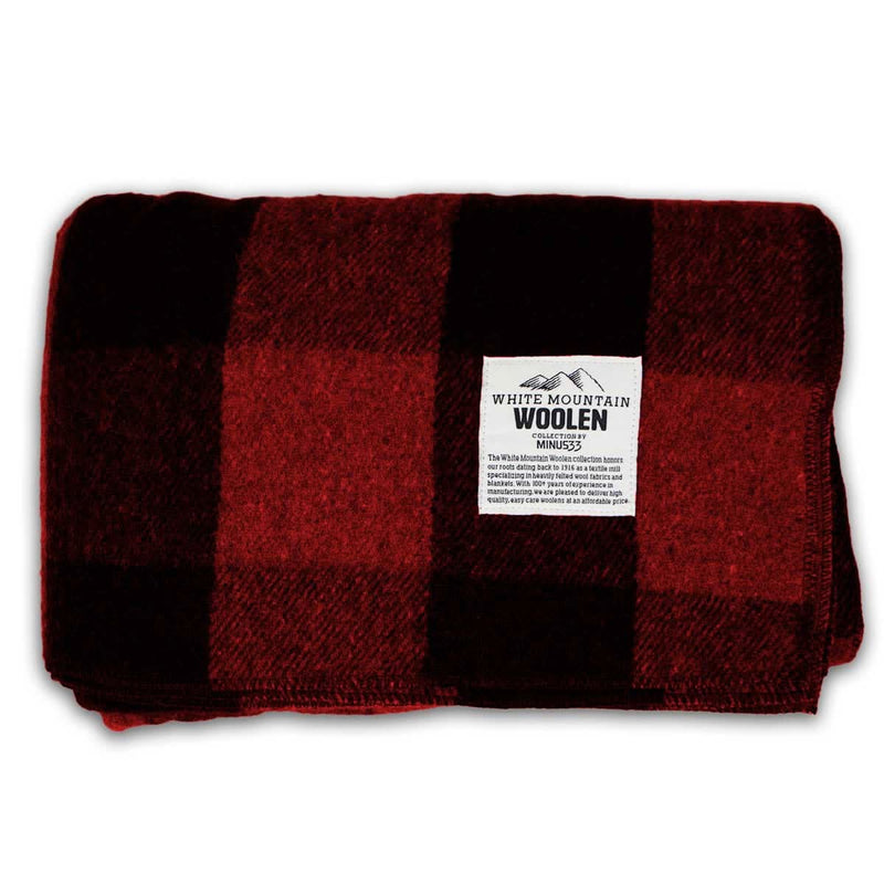 Load image into Gallery viewer, M33 - Camp Throw Blanket White Mountain Woolen
