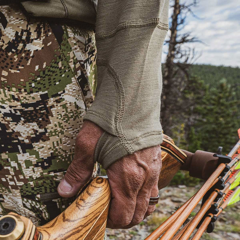 Load image into Gallery viewer, Midweight - Isolation Men's 1/4 Zip 100% Merino Wool
