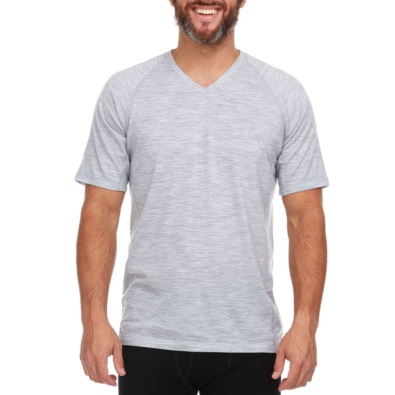 Load image into Gallery viewer, Microweight - Men's Wool V-Neck T-Shirt Woolverino
