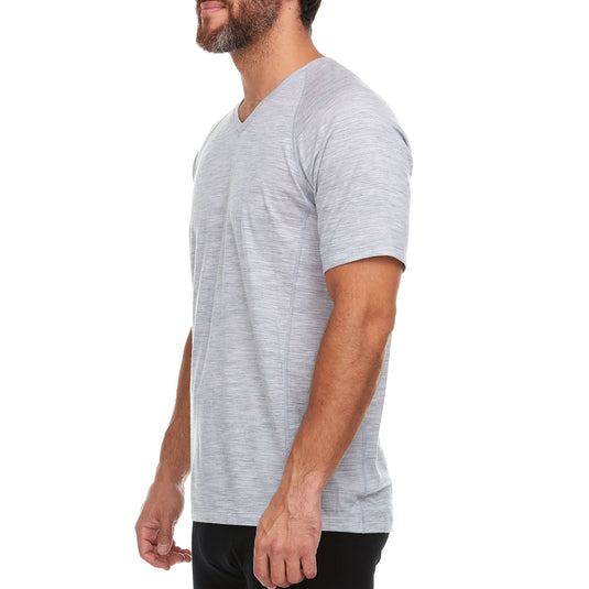 Microweight - Men's Wool V-Neck T-Shirt Woolverino