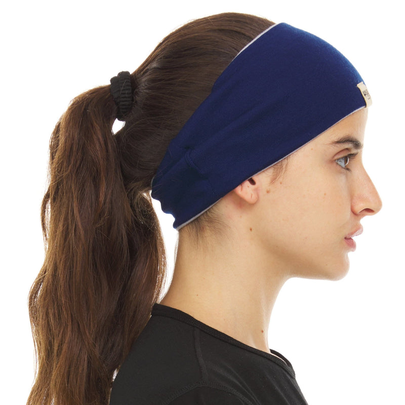 Load image into Gallery viewer, Midweight - Reversible Headband 100% Merino Wool
