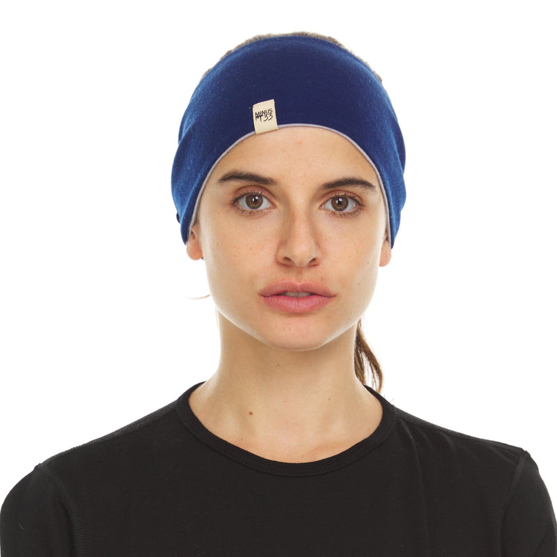 Load image into Gallery viewer, Midweight - Reversible Headband 100% Merino Wool
