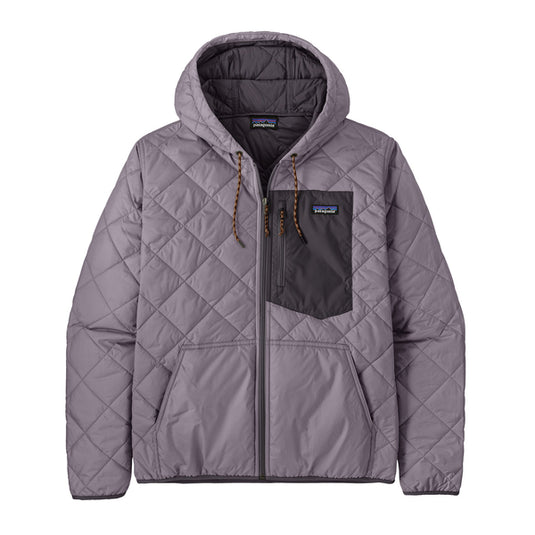 Men's Diamond Quilted Bomber Hoody