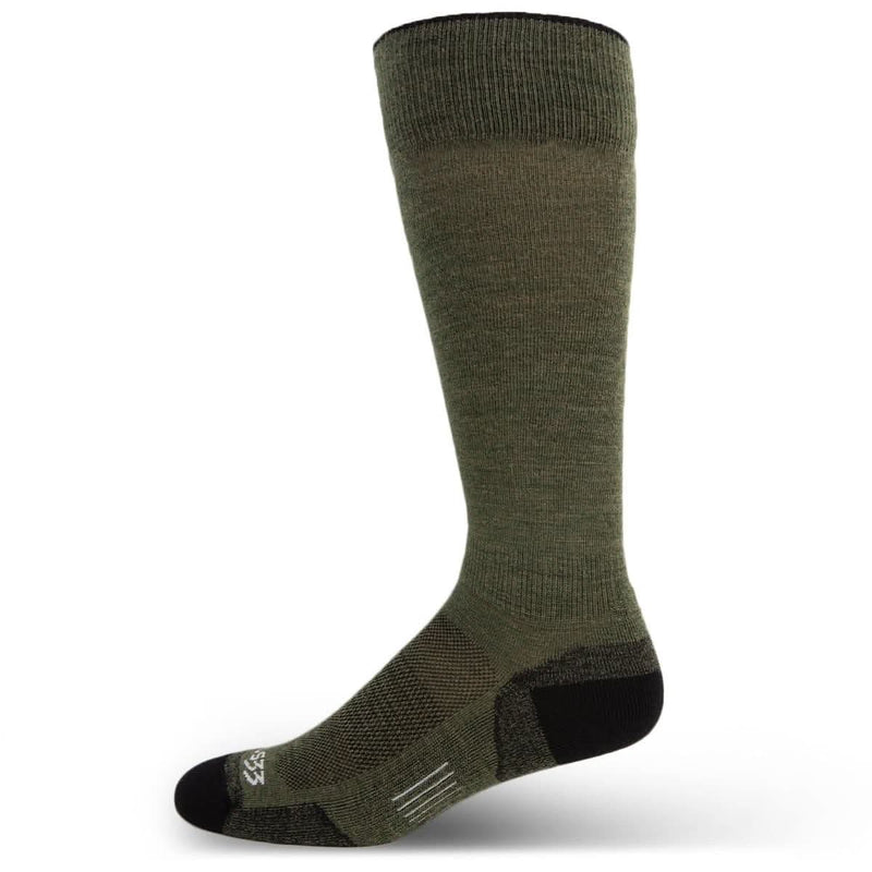 Load image into Gallery viewer, Microweight Cushion - Over the Calf Wool Socks Mountain Heritage
