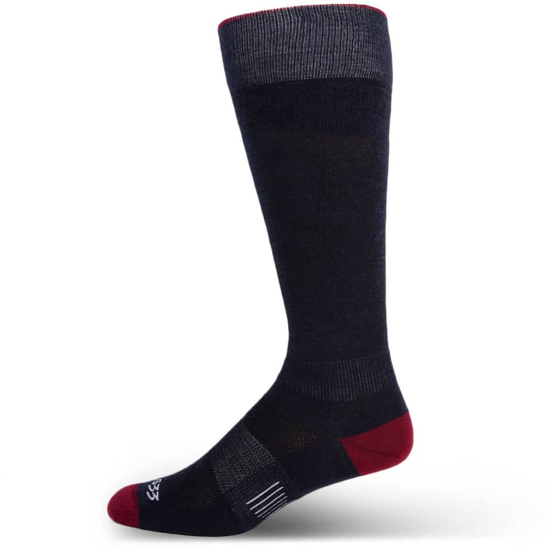 Load image into Gallery viewer, Microweight - Over the Calf Wool Socks Mountain Heritage
