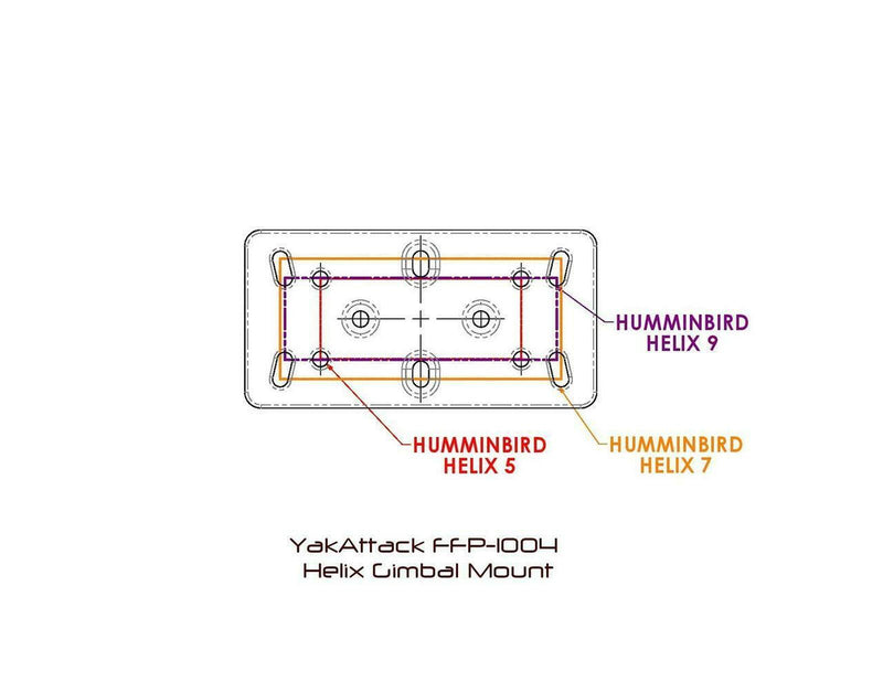 Load image into Gallery viewer, Humminbird Helix Fish Finder Mount with Track Mounted LockNLoad Mounting System
