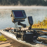 Rectangular Fish Finder Mount with Track Mounted LockNLoad Mounting System