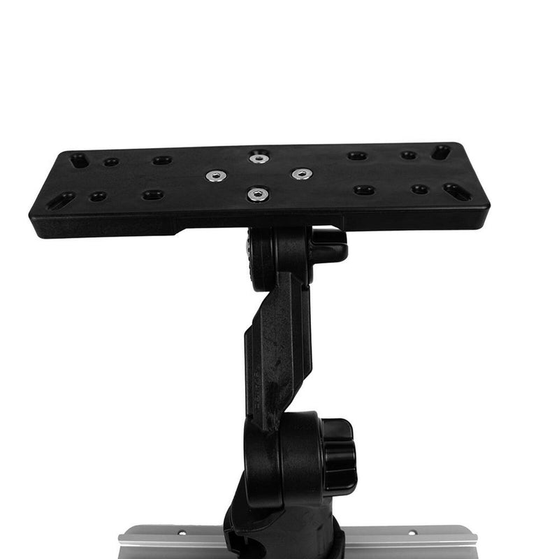 Load image into Gallery viewer, Rectangular Fish Finder Mount with Track Mounted LockNLoad Mounting System

