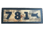 Wood Area Code Signs